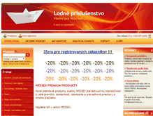Tablet Screenshot of lodneprislusenstvo.sk